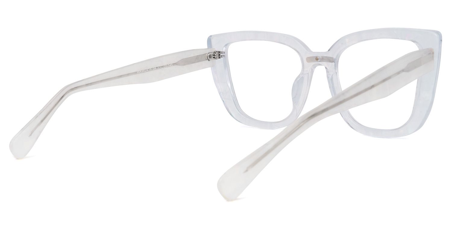 Peggy Cateye Clear Glasses | ZEELOOL UK3