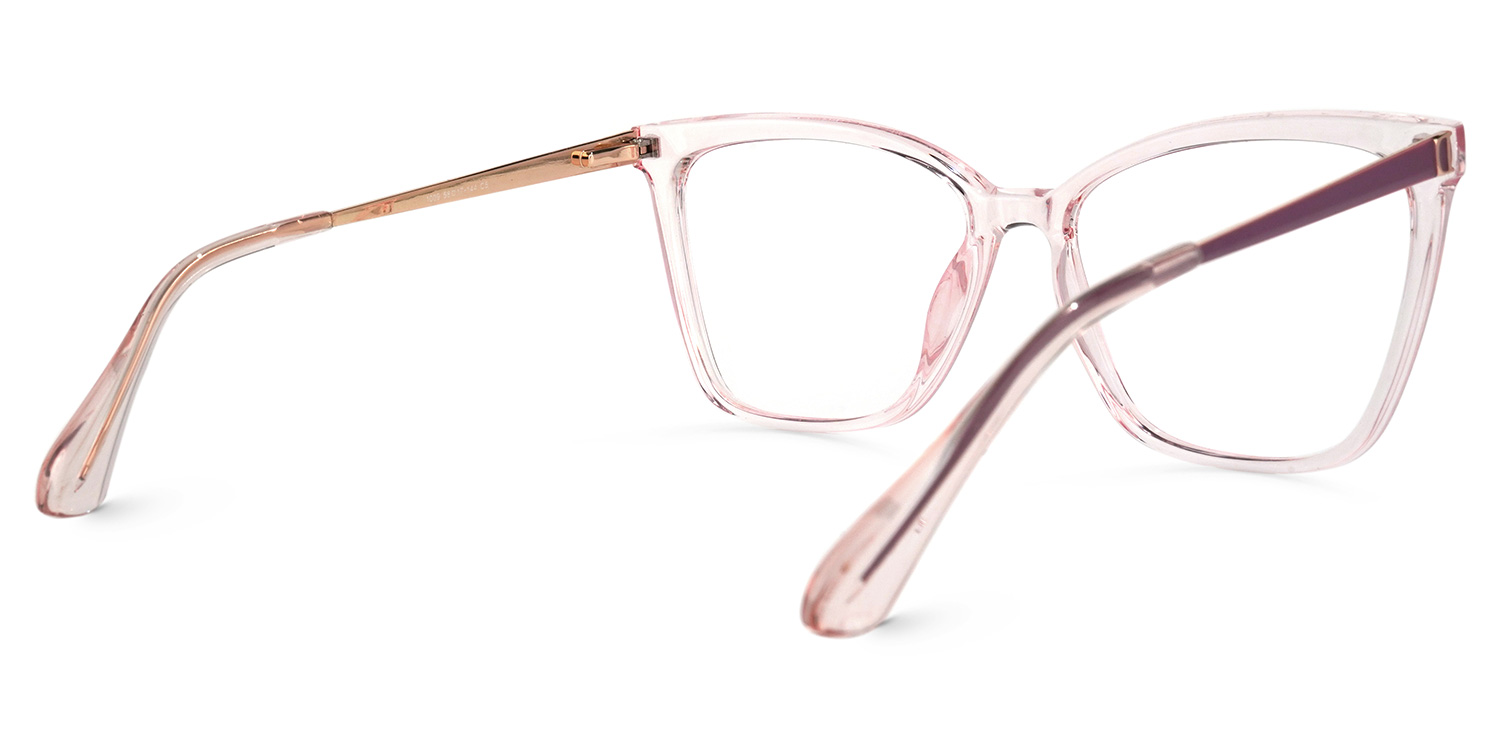 Roanoke Cateye Pink Glasses | ZEELOOL UK3