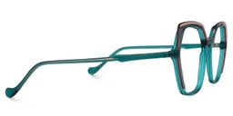 Chaniera Geometric Green Glasses2