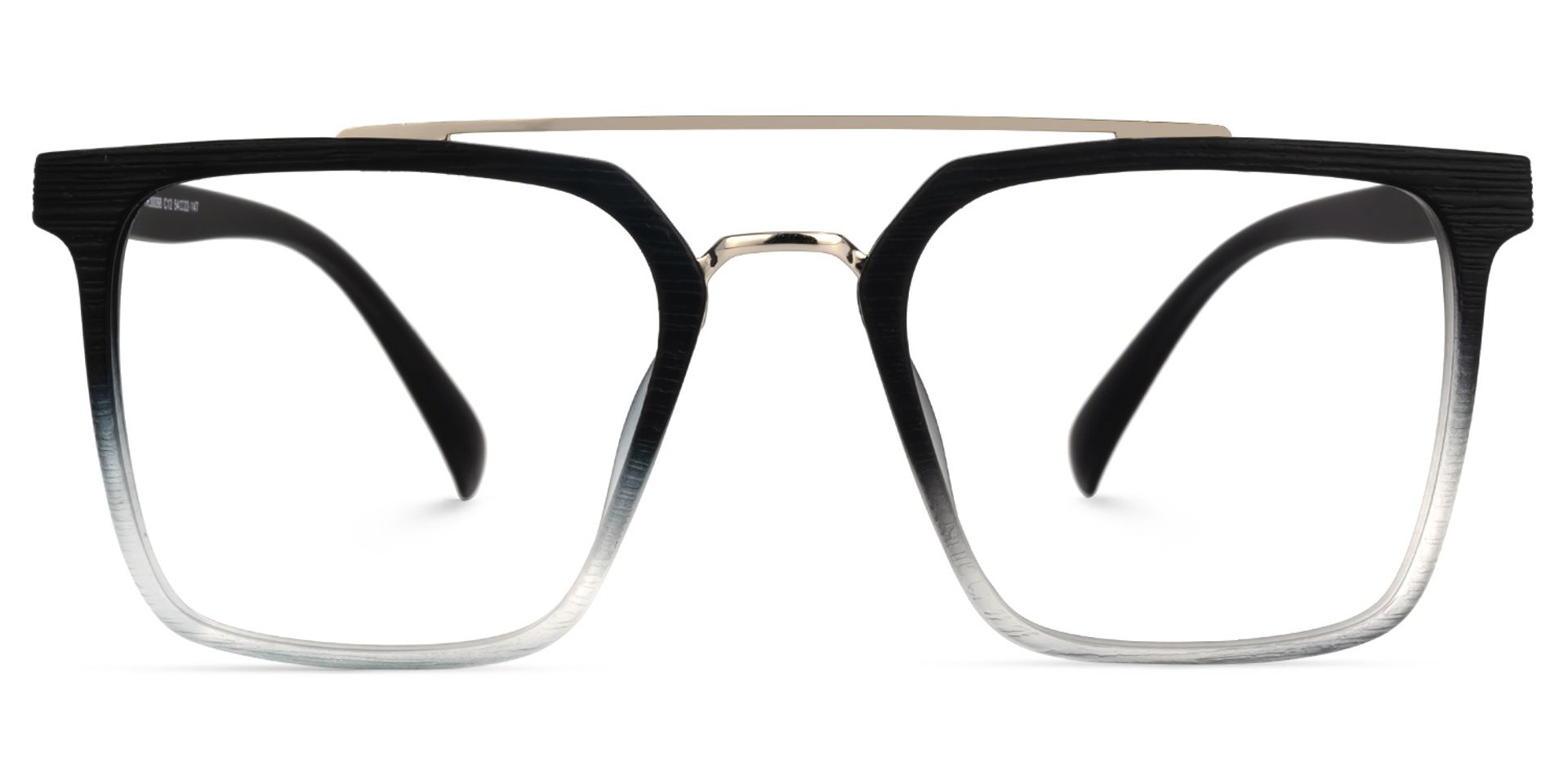 Shumac Square Black-Clear Glasses | ZEELOOL UK0