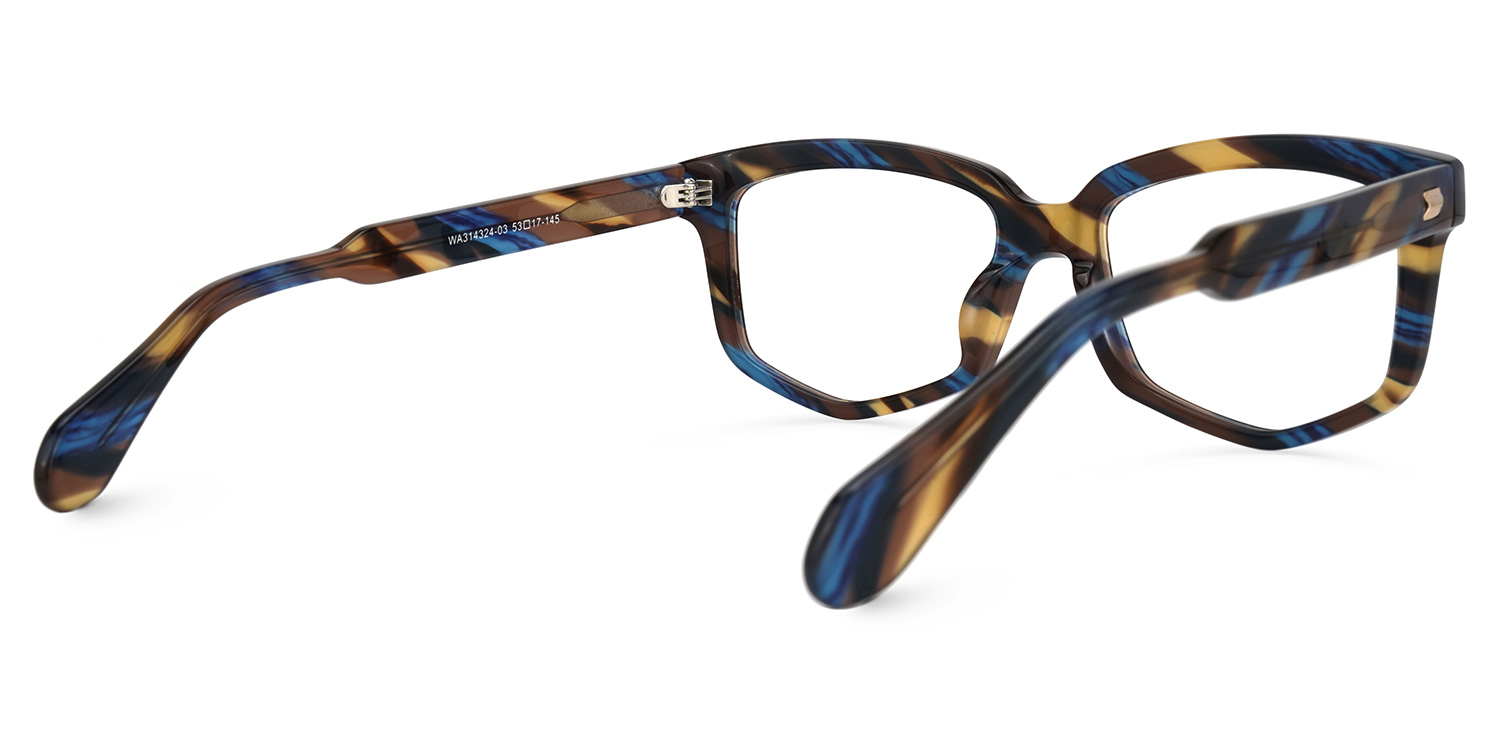 Geri Geometric Multicolor Glasses | ZEELOOL UK3