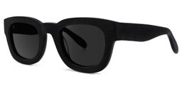 Jalitha Black Rectangle Sunglasses1