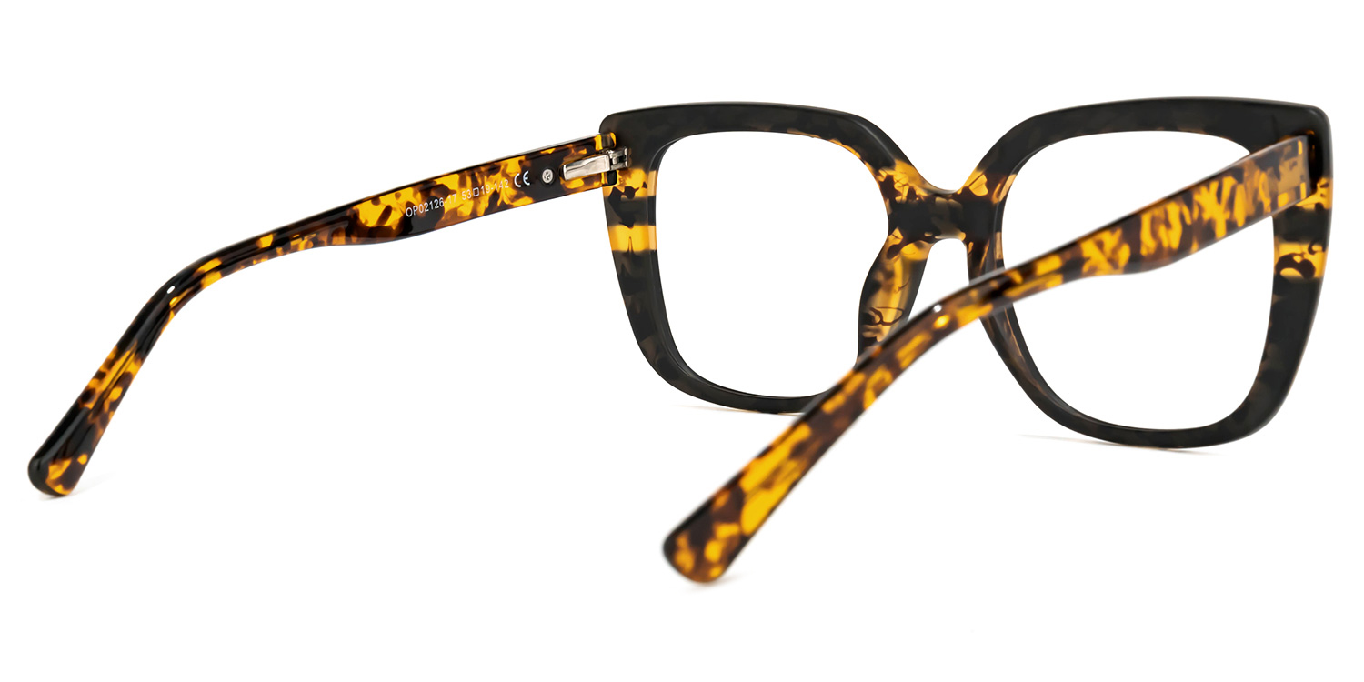 Brenda Square Black Glasses | ZEELOOL UK3