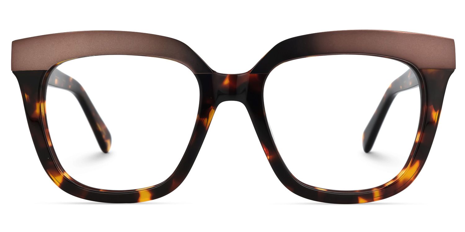 Milledge Square Tortoise Glasses | ZEELOOL UK0