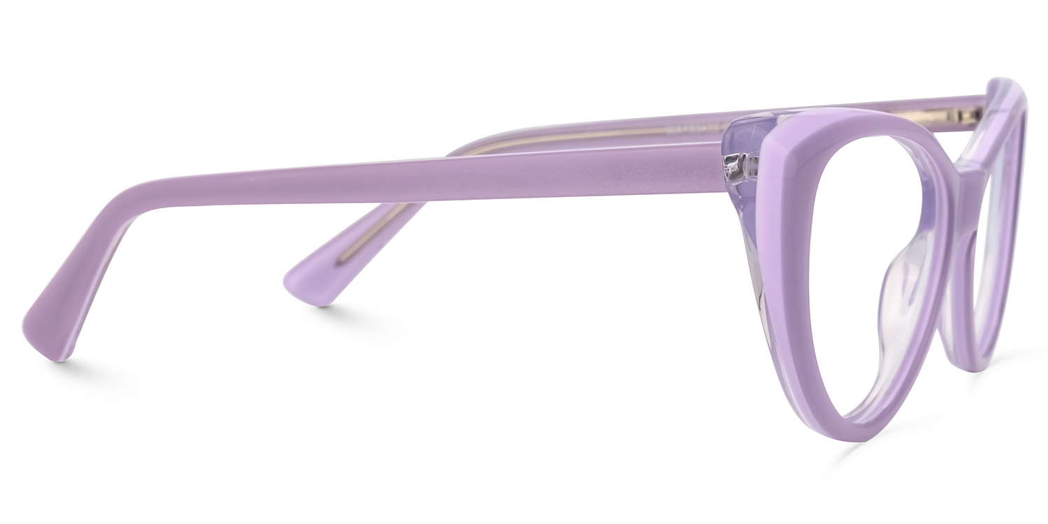 Vicky Cateye Purple Glasses | ZEELOOL UK2