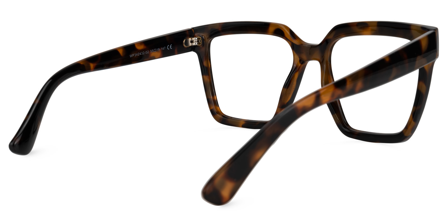 Coleman Square Tortoise Glasses | ZEELOOL UK3
