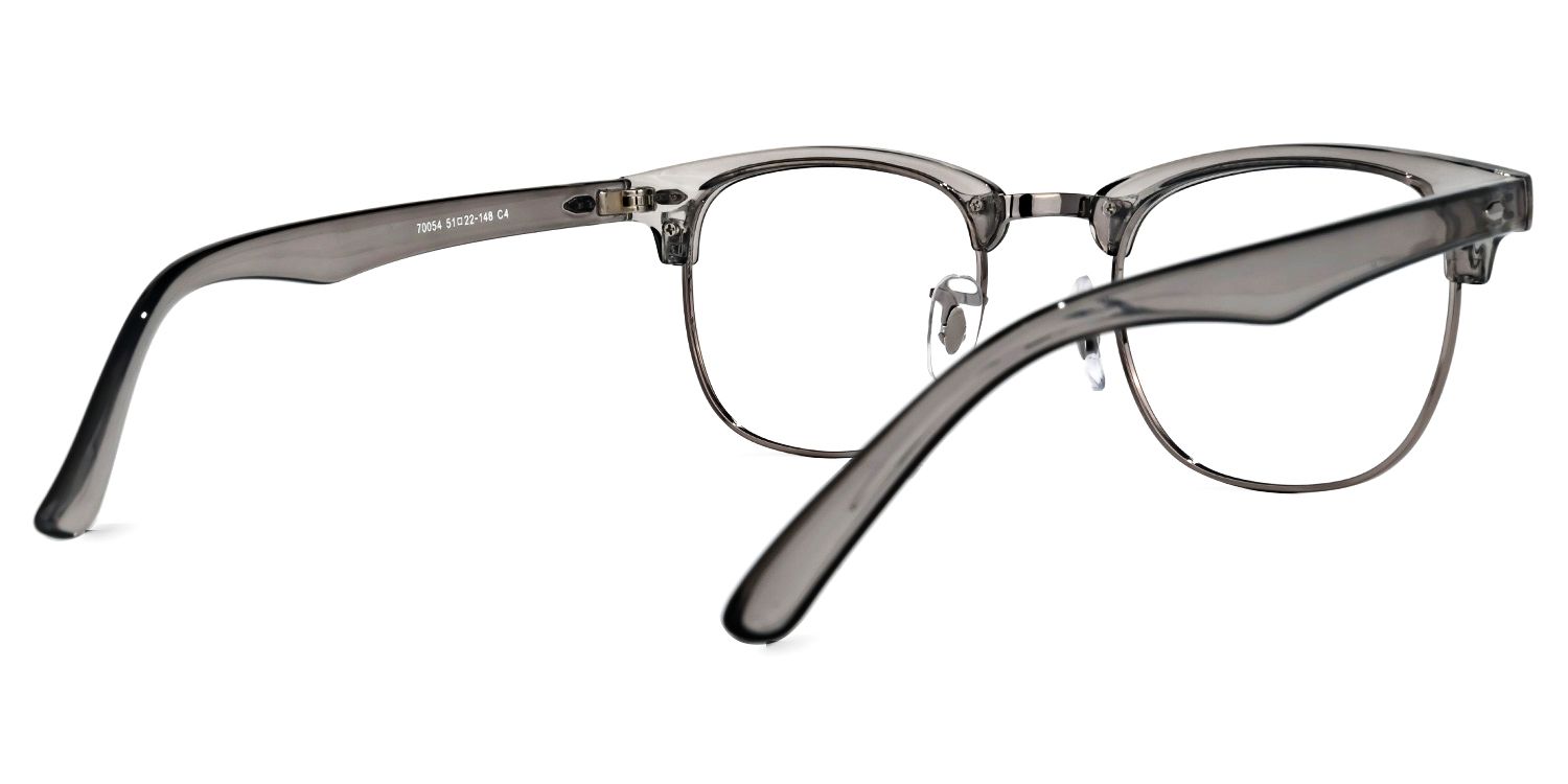 Hacker Browline Gray Glasses | ZEELOOL UK3