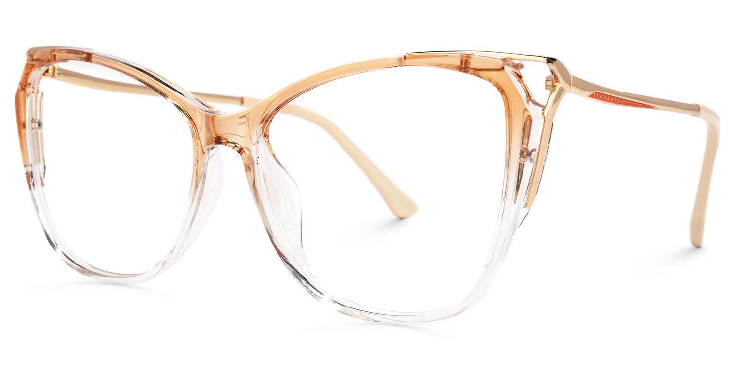 Oatis Cateye Clear Glasses | ZEELOOL UK1