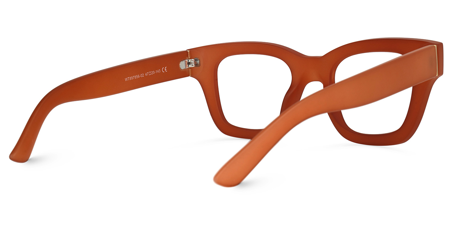 Adriane Square Brown Glasses | ZEELOOL UK3