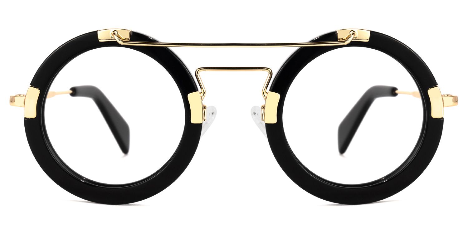 Martis Round Black Glasses | ZEELOOL UK0