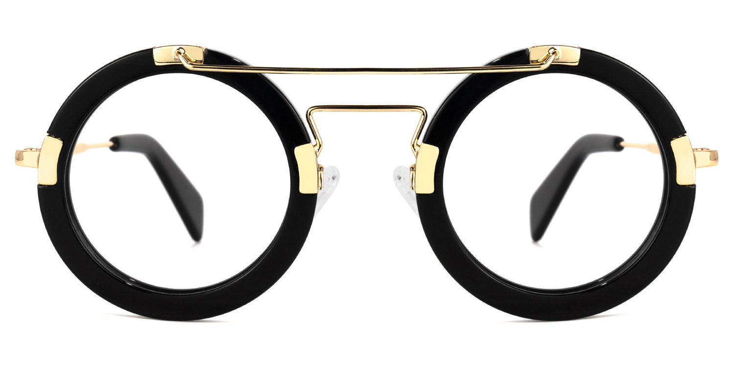 Martis Round Black Glasses | ZEELOOL UK0