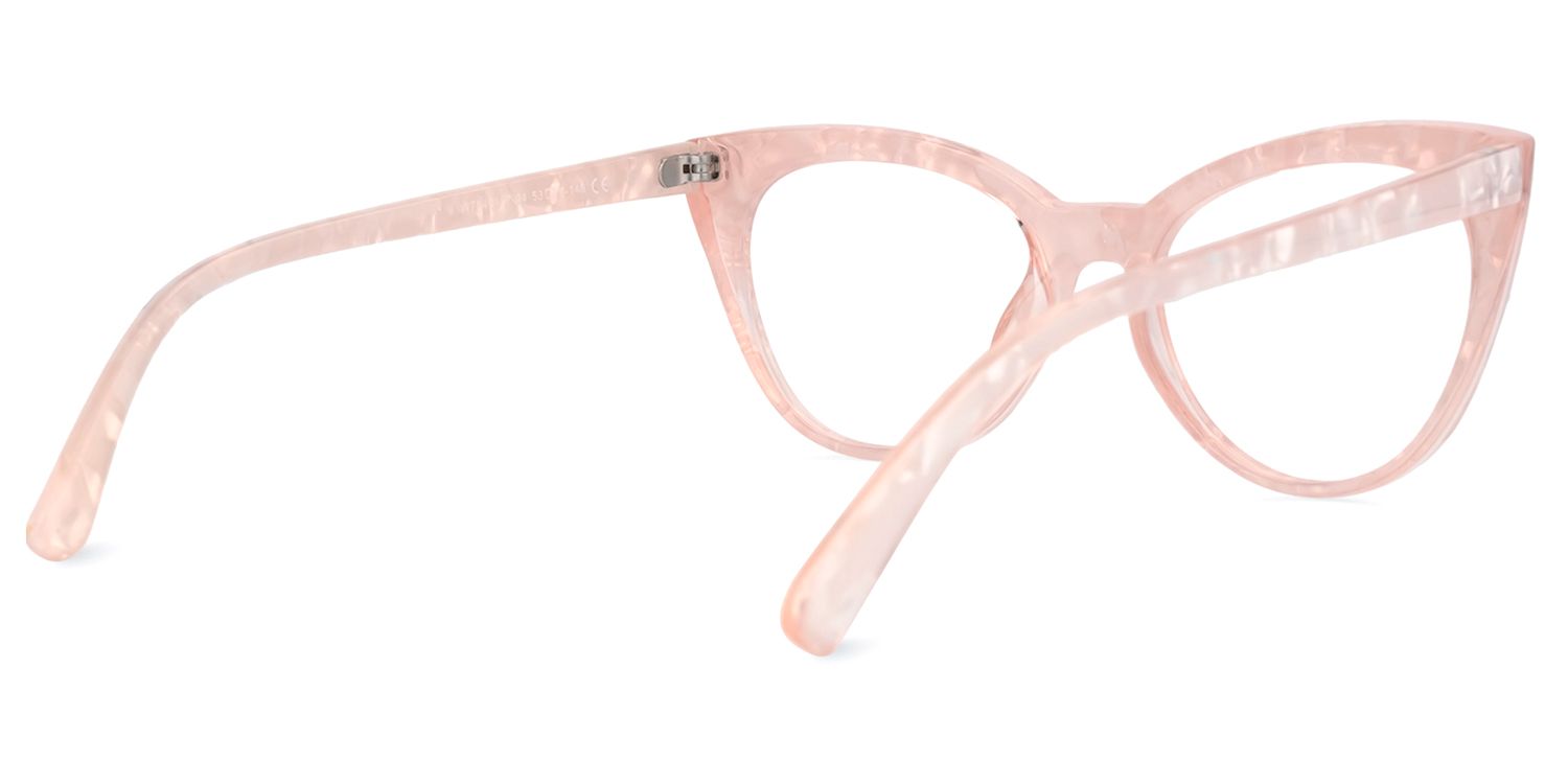 Ellzey Cateye Pink Glasses | ZEELOOL UK3