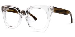Leafy Square Clear Glasses1