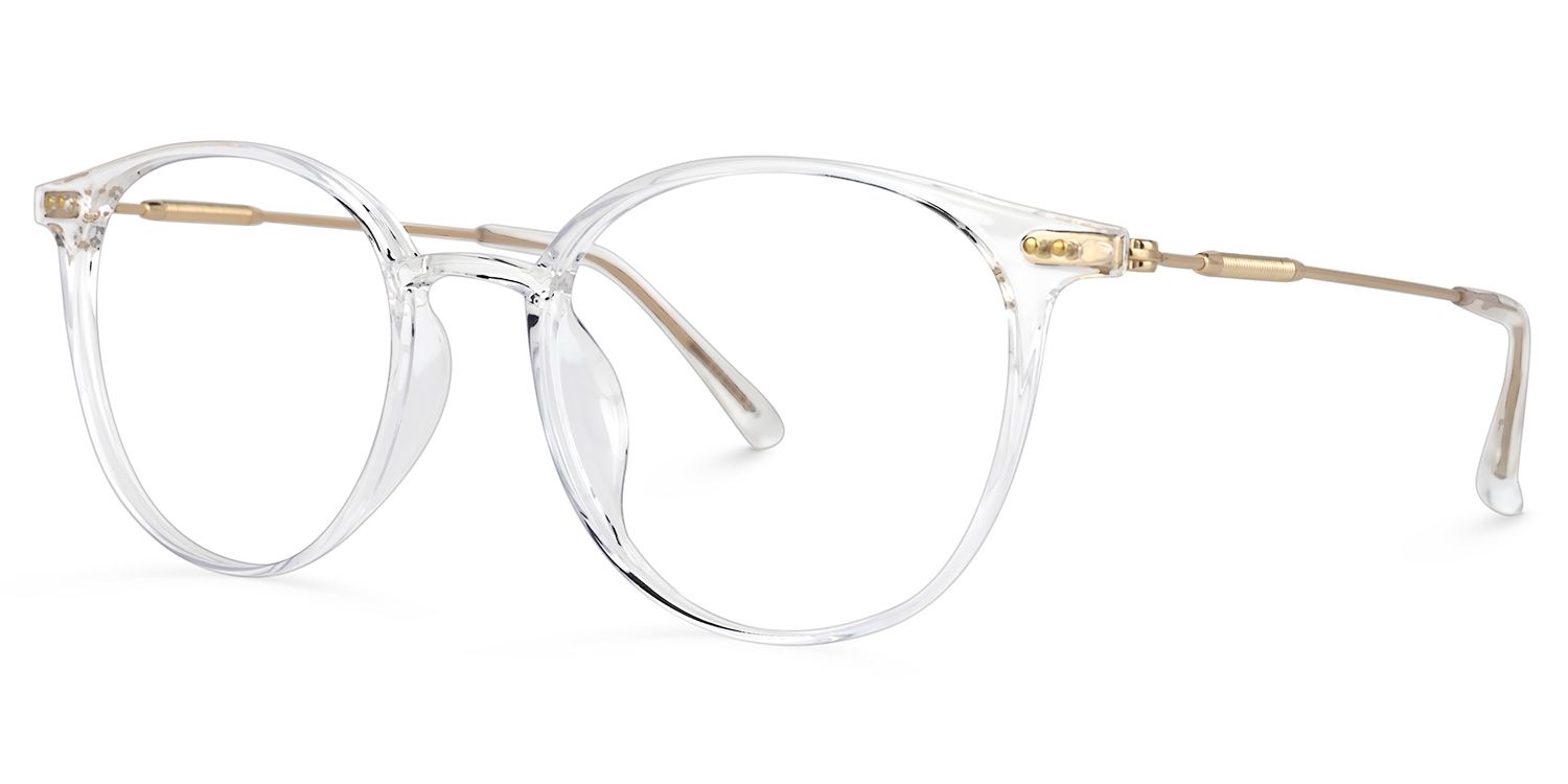 Judsy Round Clear Glasses | ZEELOOL UK1