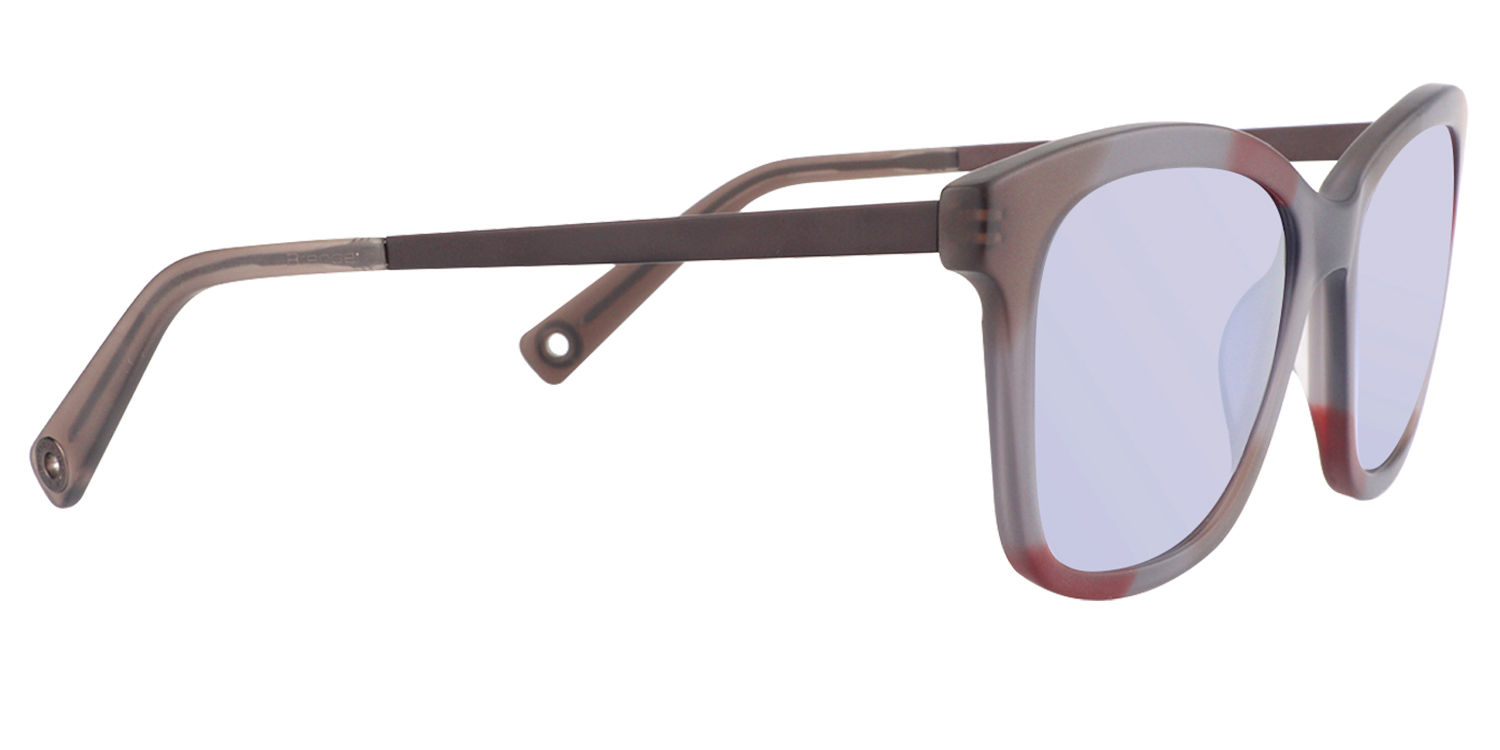 Rectangle Gray Sunglasses | ZEELOOL UK4