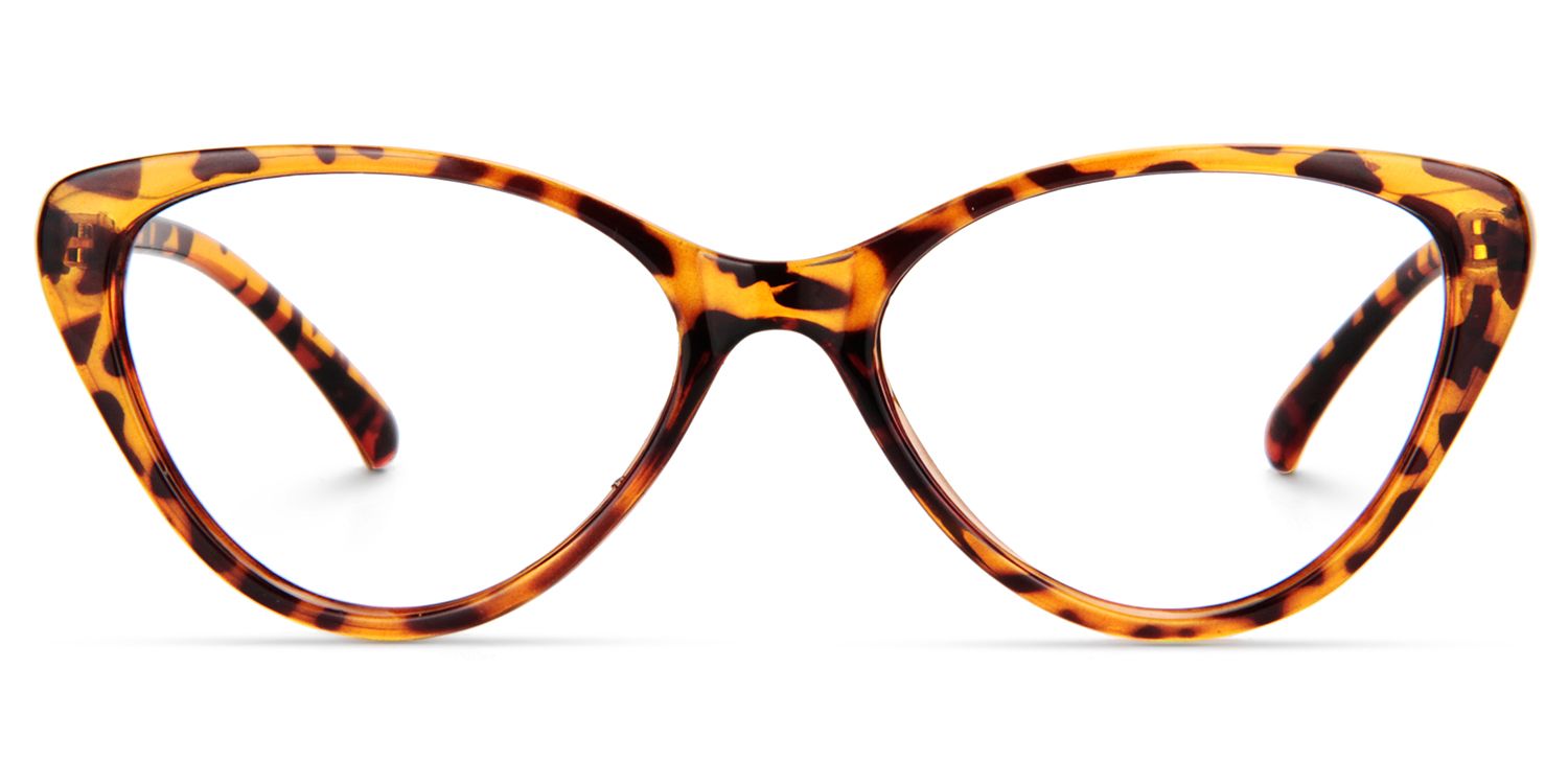 Michaela Cat Eye Tortoise Glasses  | ZEELOOL UK0