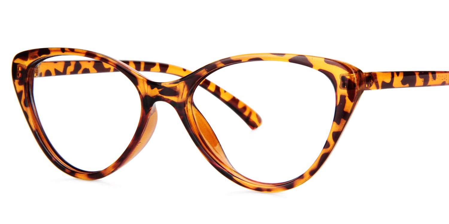 Michaela Cat Eye Tortoise Glasses  | ZEELOOL UK4
