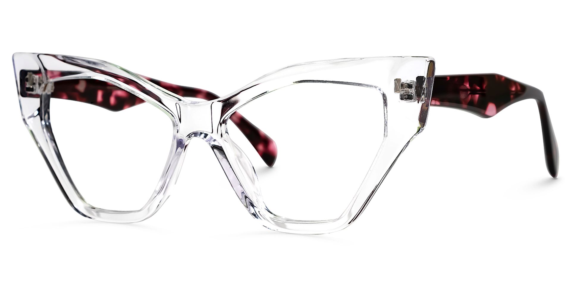 Debaise Geometric Clear Glasses | ZEELOOL UK1