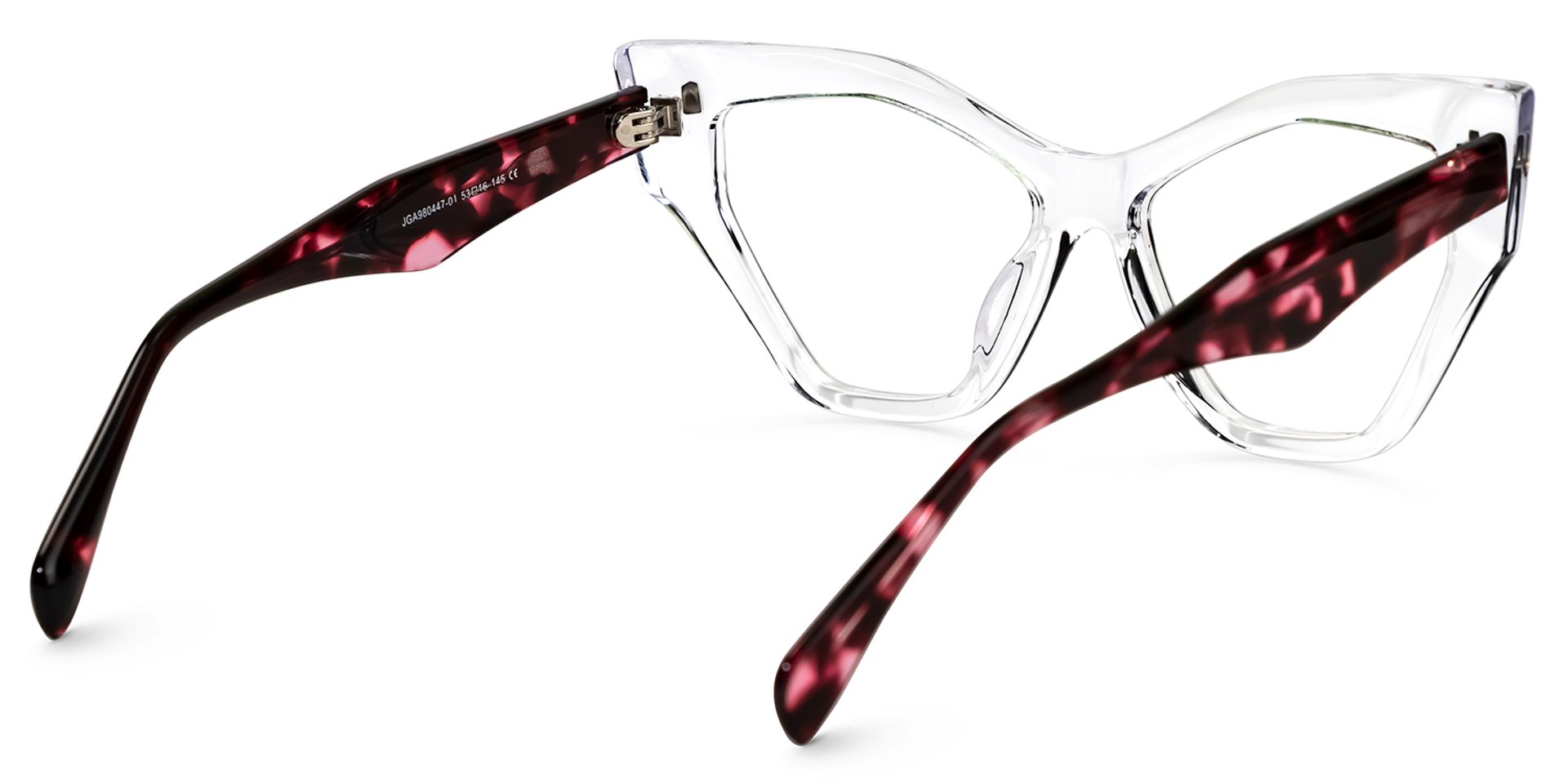 Debaise Geometric Clear Glasses | ZEELOOL UK3