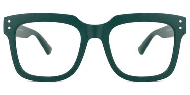 Liizbeett Square Green Glasses