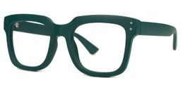 Liizbeett Square Green Glasses1