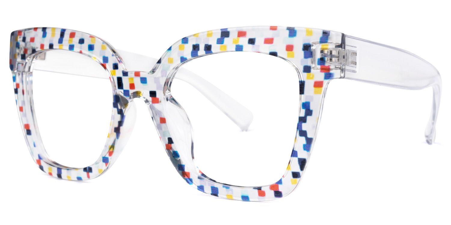Malcolm Square Colorful Glasses | ZEELOOL UK1