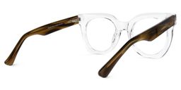 Leafy Square Clear Glasses3