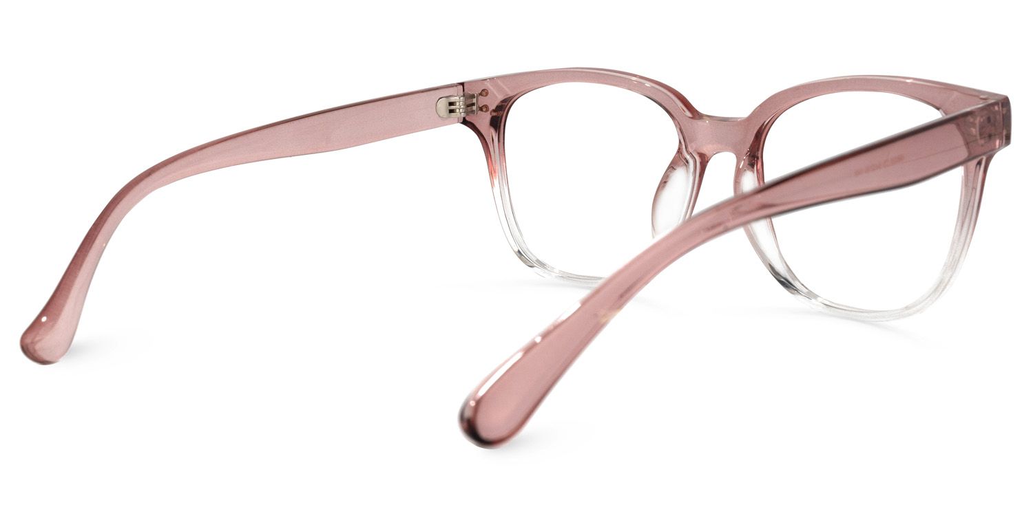 Aenid Square Pink Glasses | ZEELOOL UK3
