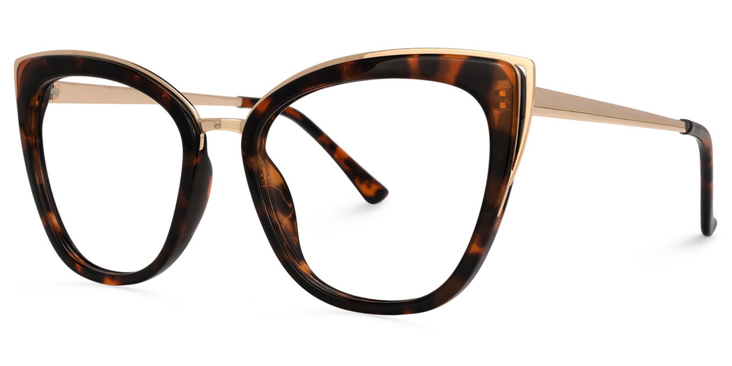 Ruiz Cateye Tortoise Glasses | ZEELOOL UK1