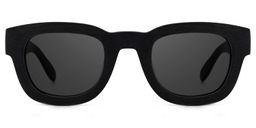 Jalitha Black Rectangle Sunglasses0