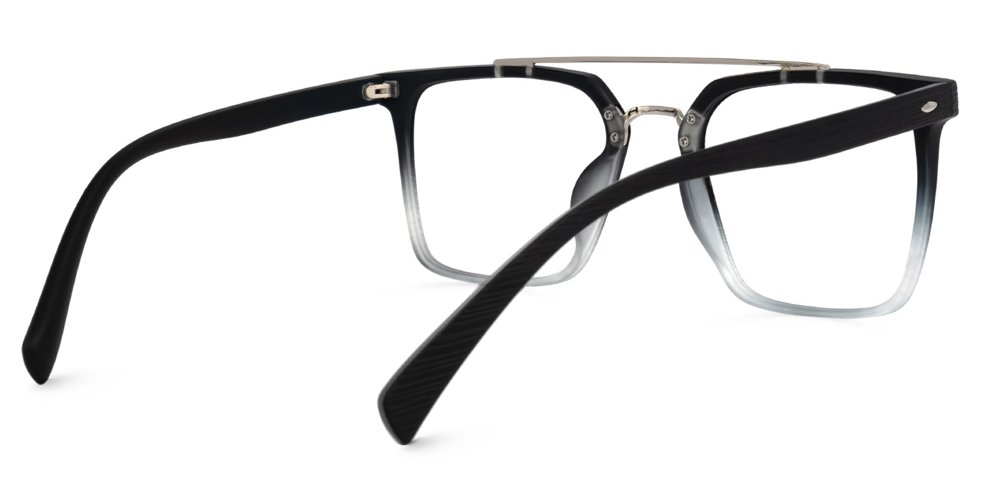 Shumac Square Black-Clear Glasses | ZEELOOL UK3