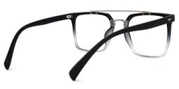 Shumac Square Black-Clear Glasses3