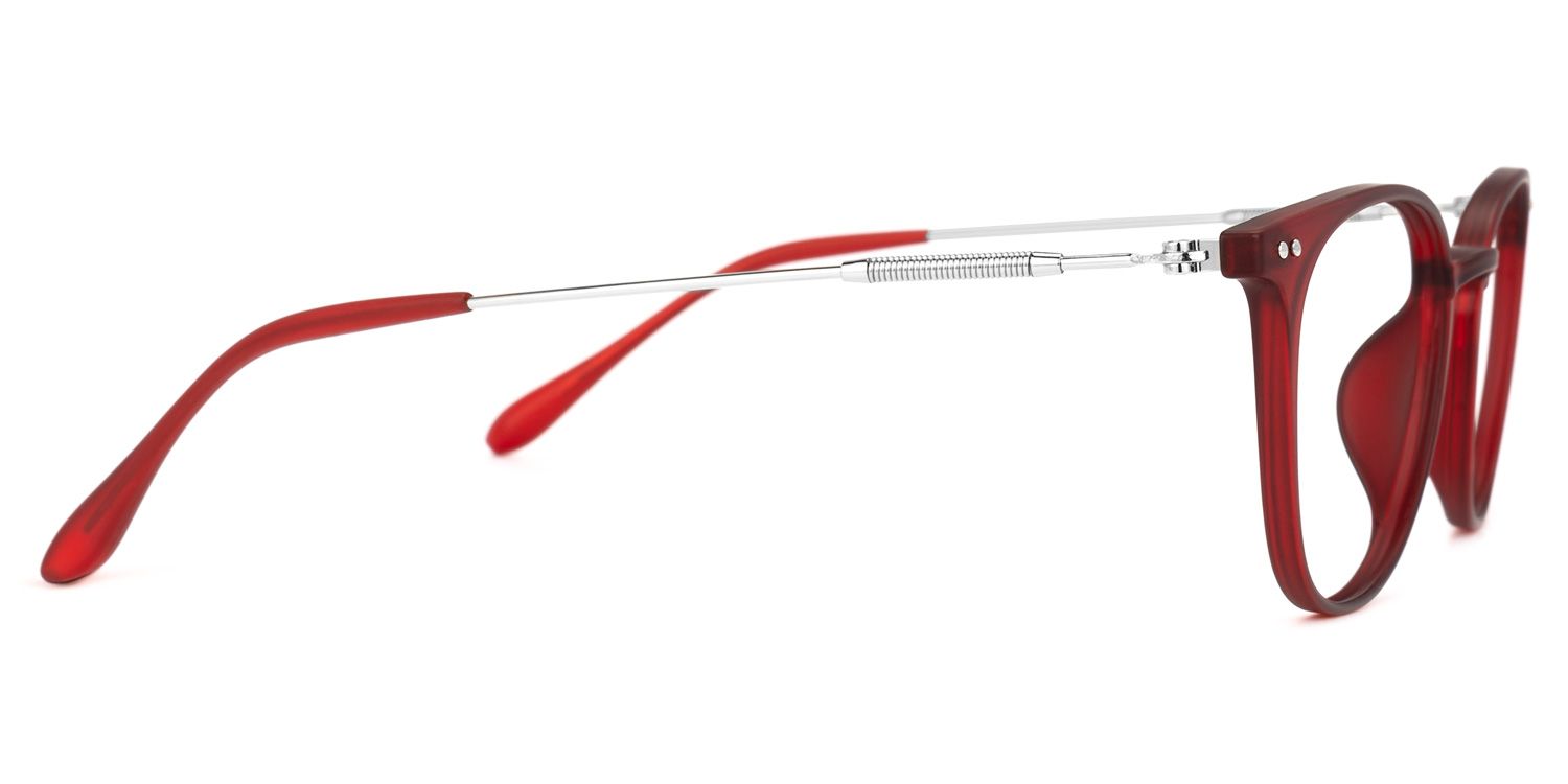 Vilanova Round Red Glasses | ZEELOOL UK2