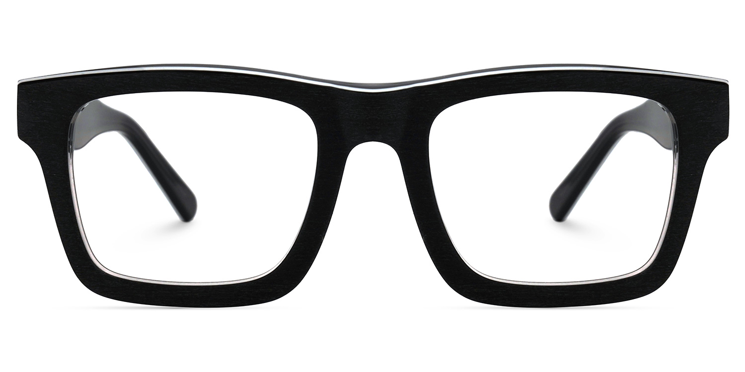 Riley Rectangle Dark-Gray Glasses2