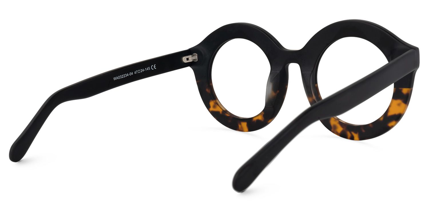 Vilmary Round Tortoise Glasses | ZEELOOL UK3
