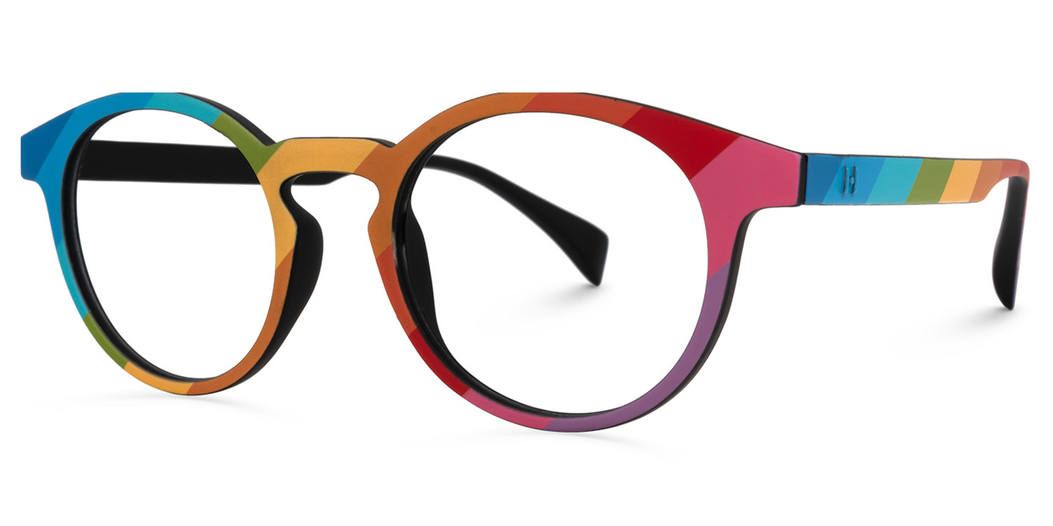 Street-Artist Round Multicolor Glasses1