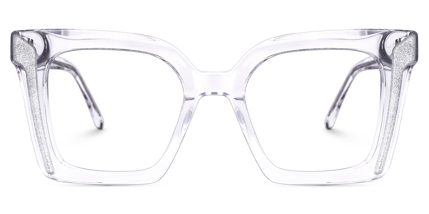 Khadra Square Clear Glasses | ZEELOOL UK0