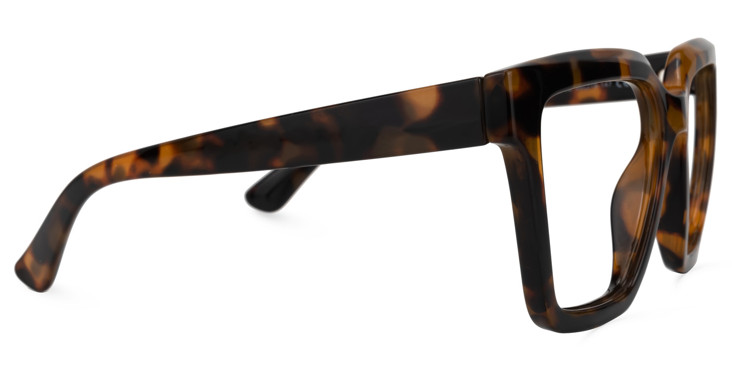 Coleman Square Tortoise Glasses | ZEELOOL UK2