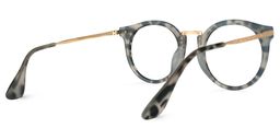 Quentina Round Gray Glasses3