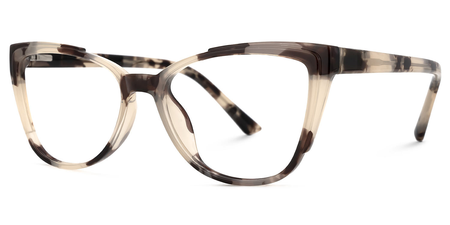 Rowe Cateye Light-Tortoise Glasses | ZEELOOL UK1