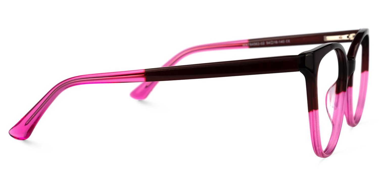 Rosario Cateye Purple Glasses | ZEELOOL UK2