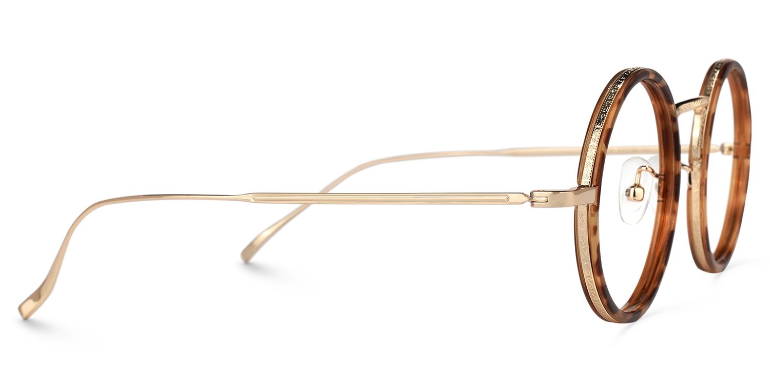 Alisa Round Tortoise Glasses | ZEELOOL UK2