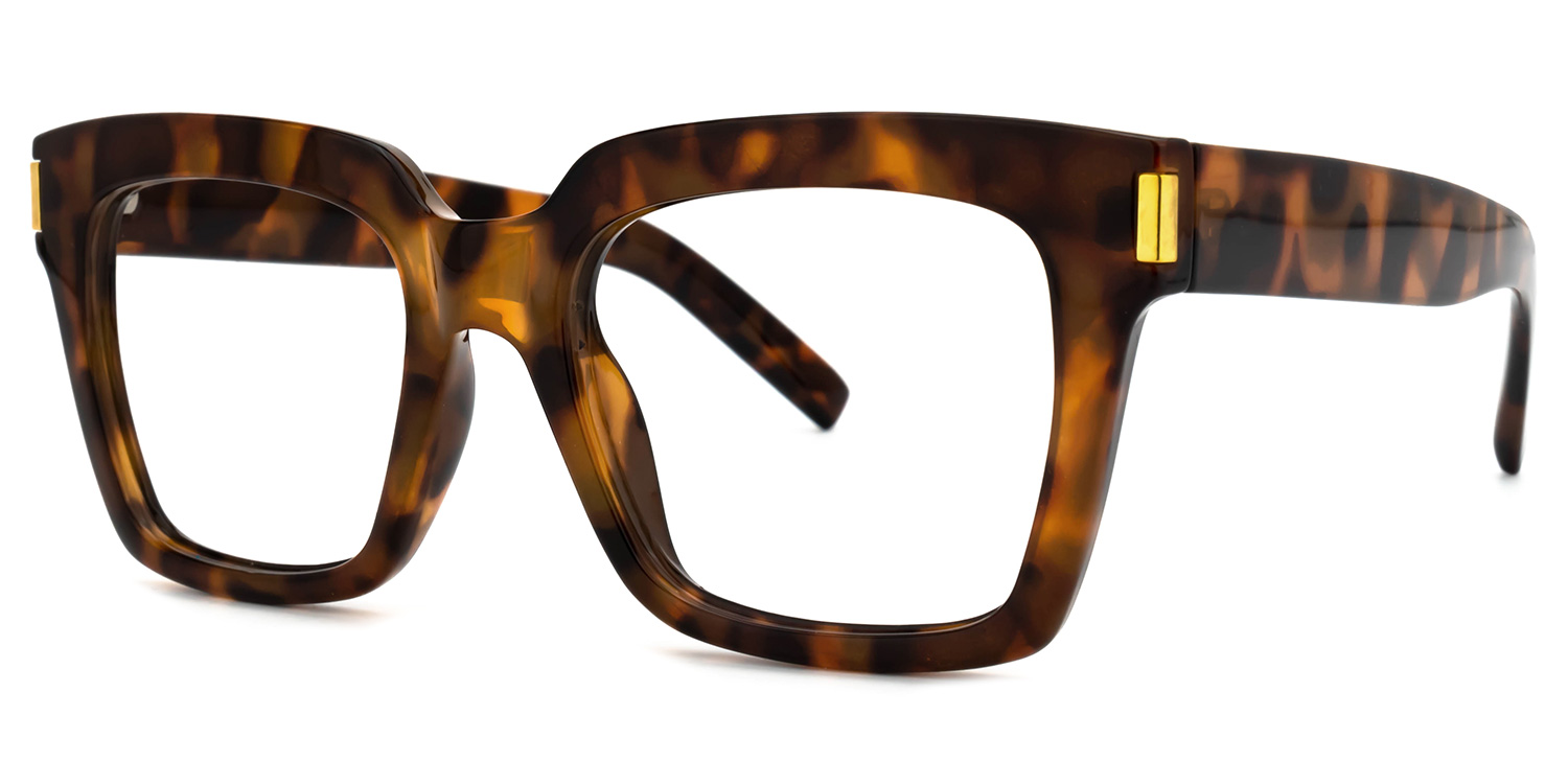 Johana Square Tortoise Glasses | ZEELOOL UK1