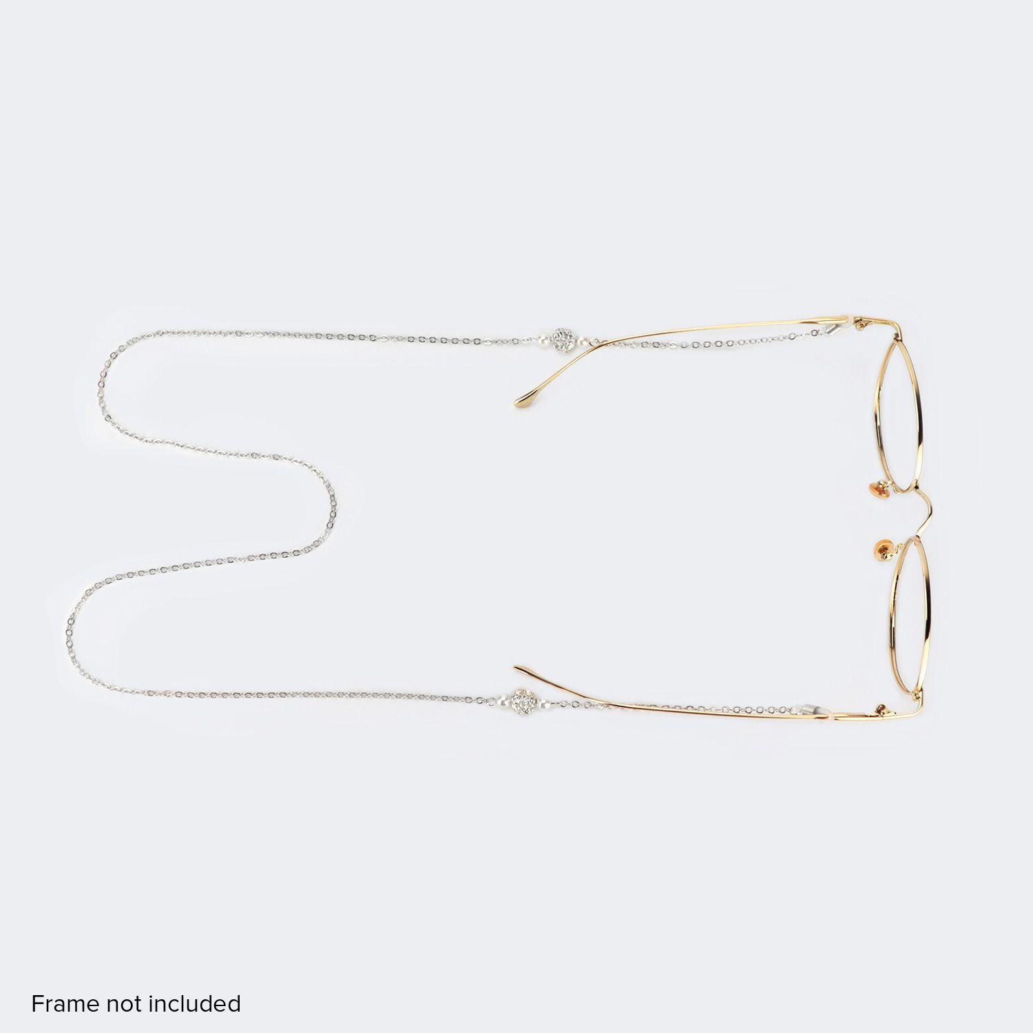Pearl Silver Eyeglasses Chain-07 | ZEELOOL UK0
