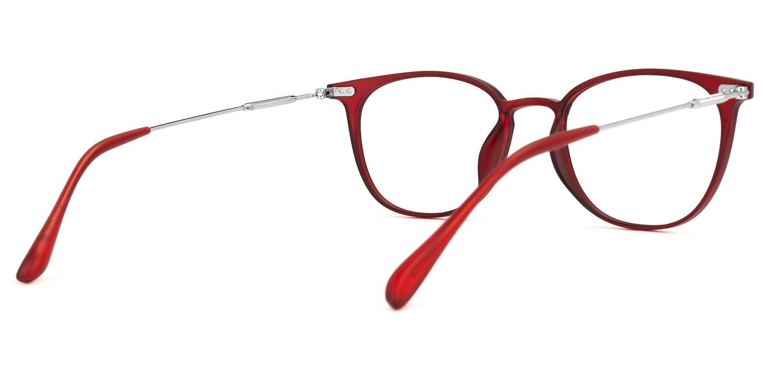 Vilanova Round Red Glasses | ZEELOOL UK3