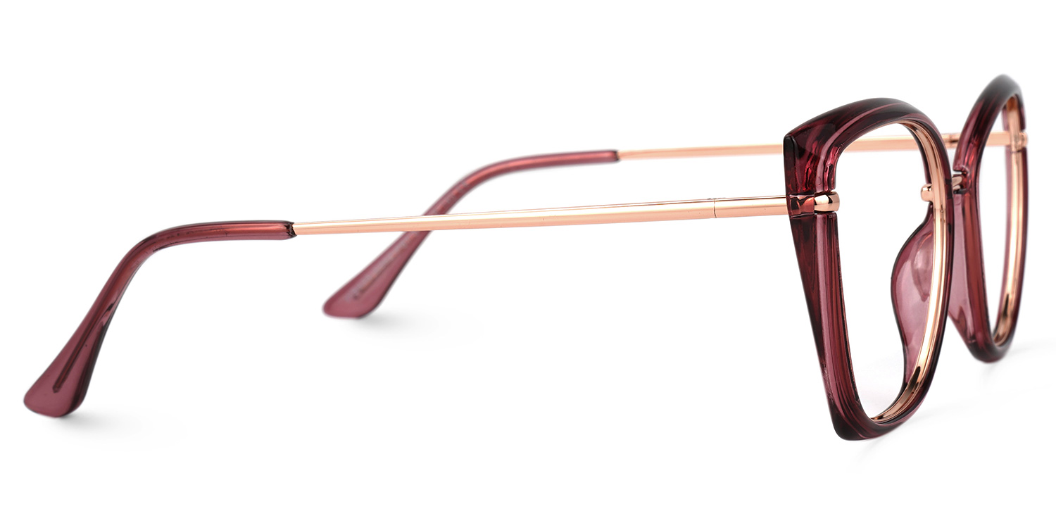 Montalvo Cateye Pink Glasses | ZEELOOL UK2