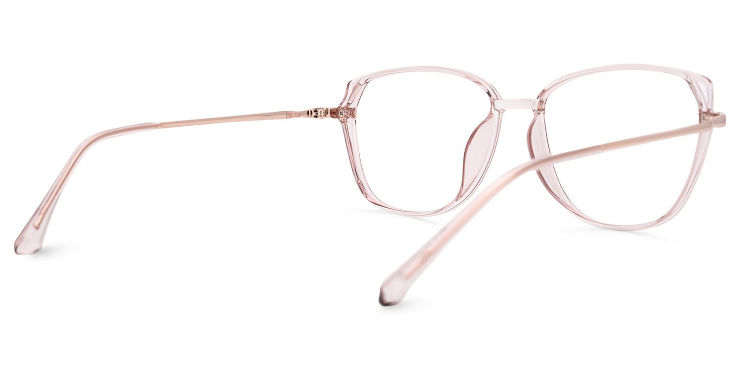 Haygood Cateye Pink Glasses | ZEELOOL UK3