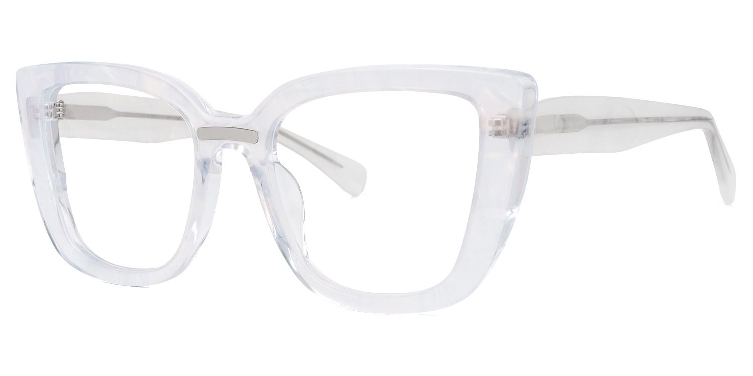 Peggy Cateye Clear Glasses | ZEELOOL UK1