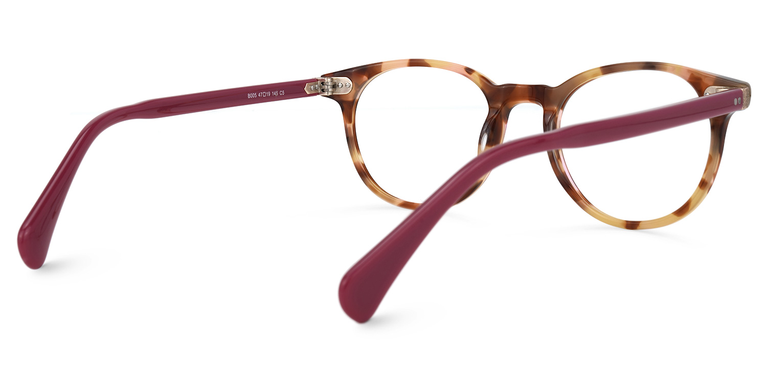 Tankins Round Brown Glasses | ZEELOOL UK3