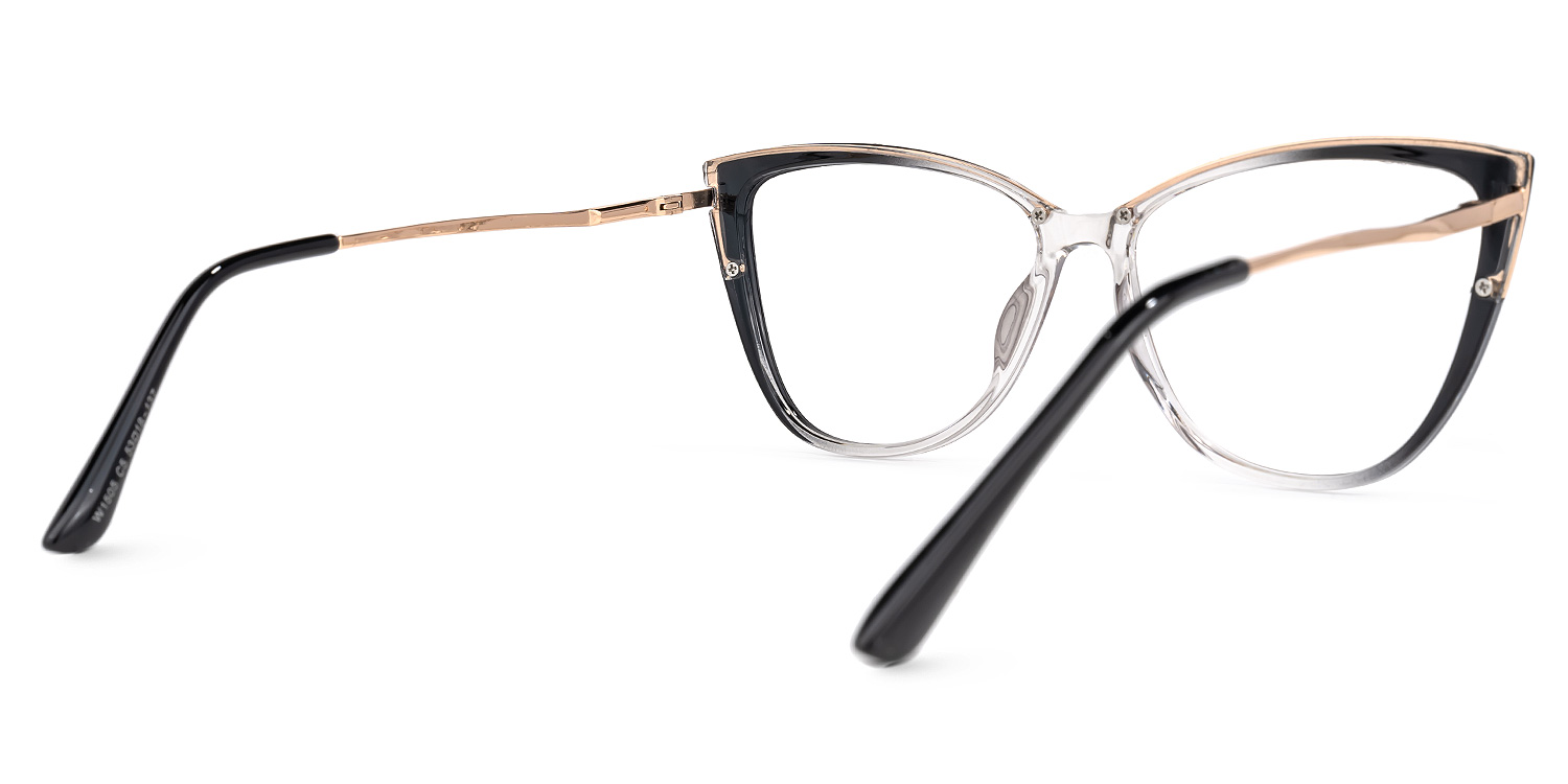 Malaika Cateye Black Glasses3